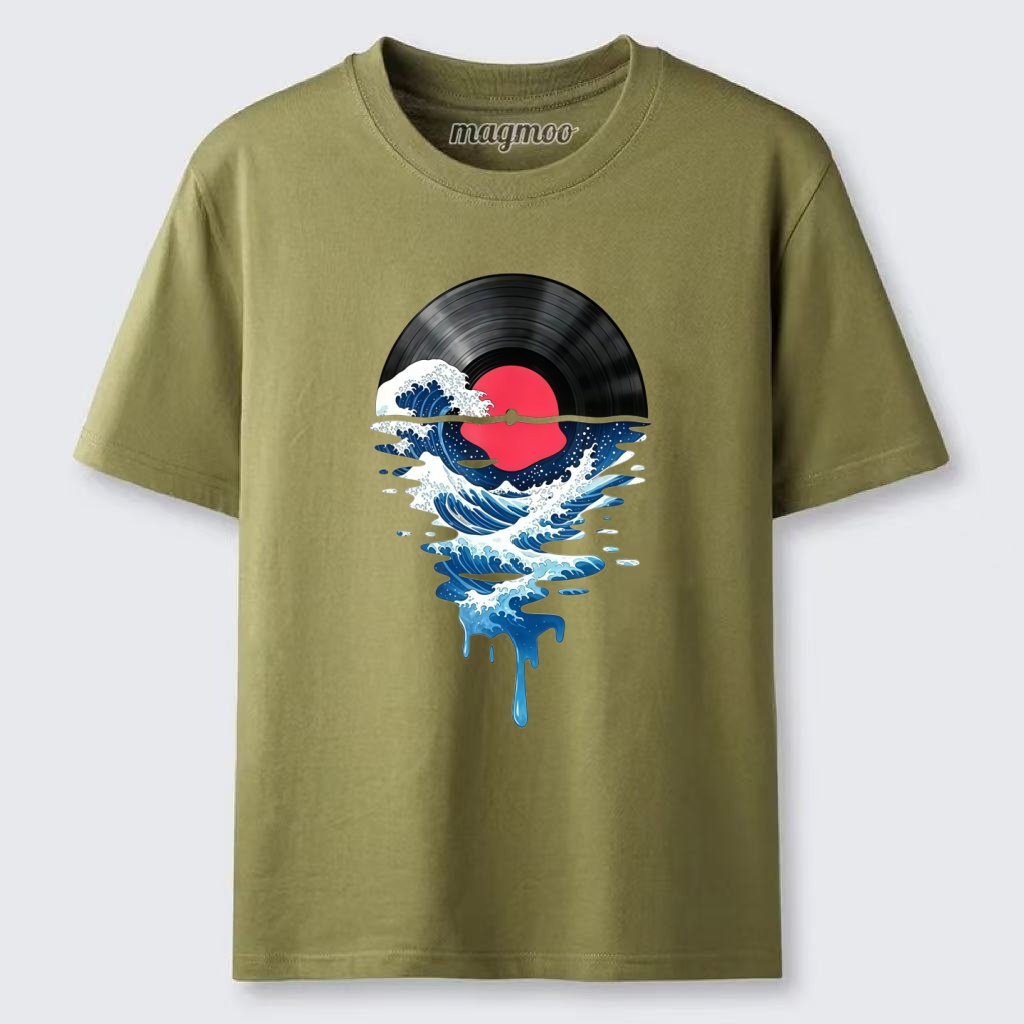 Magmoo Vinyl Records And Waves Classic T-shirt