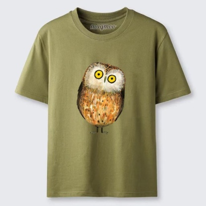 Magmoo Round Owl T-shirt
