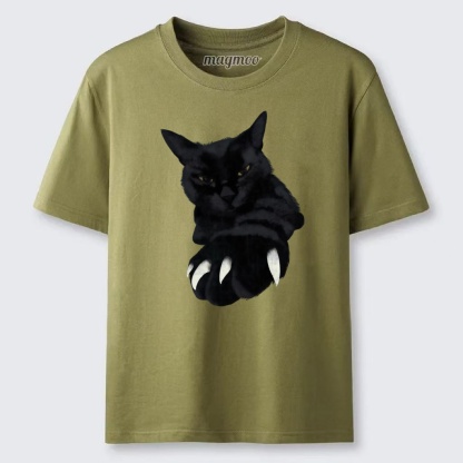 Magmoo Black Cat Claw Classic T-shirt