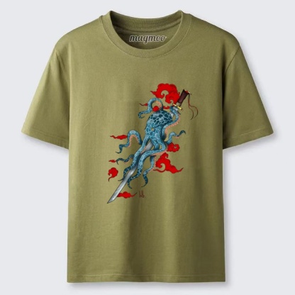 Magmoo Samurai Octopus T-shirt