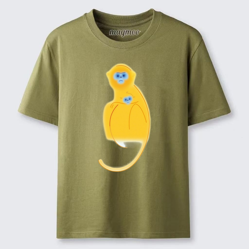 Magmoo Golden Mother Baby Monkey Classic T-shirt