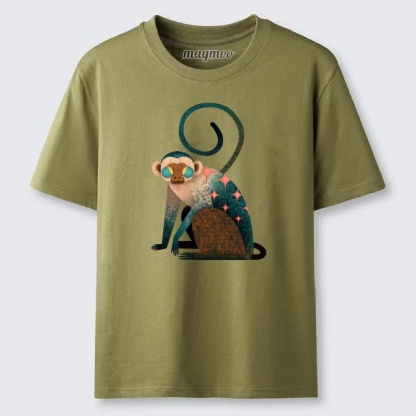 Magmoo Retro Star Monkey Classic T-shirt