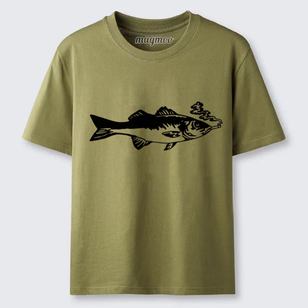 Magmoo Smoking Fish T-shirt