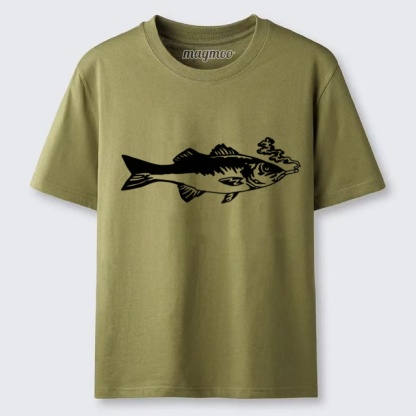 Magmoo Smoking Fish T-shirt