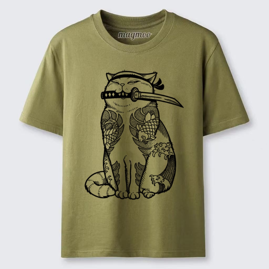 Magmoo Tattoo Cat T-shirt