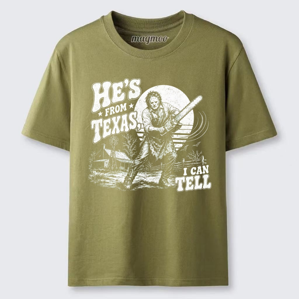 Magmoo He's From Texas I Can Tell Classic T-shirt