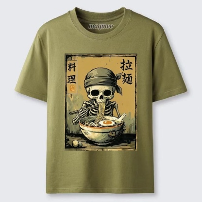 Magmoo Funny Skeleton Ramen Classic T-shirt