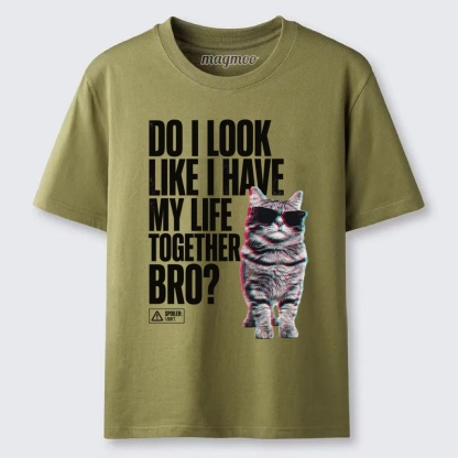 Magmoo Sarcastic Cool Cat Meme Classic T-shirt