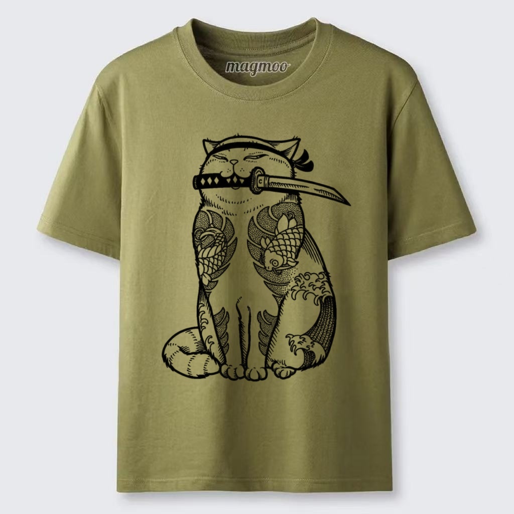 Magmoo Tattoo Cat T-shirt