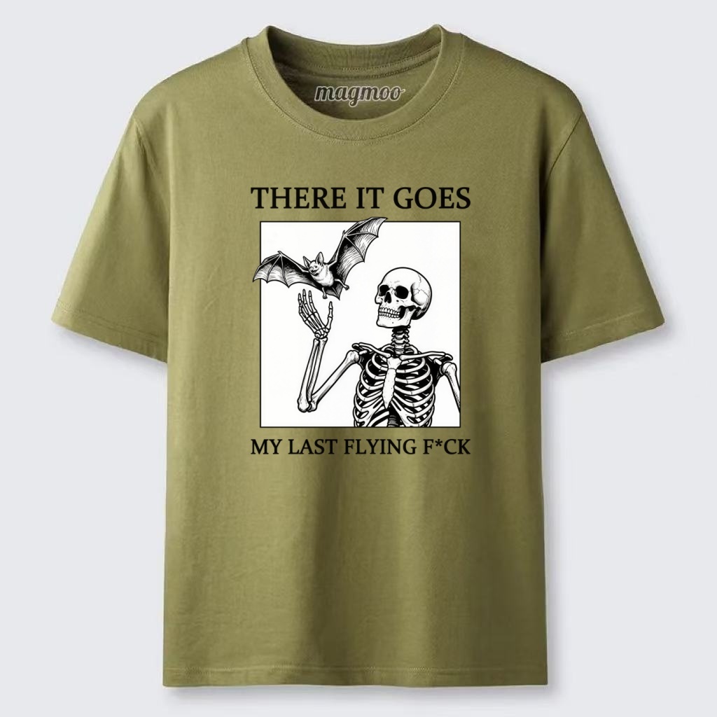 Magmoo Funny Skeleton Bat Meme Classic T-shirt