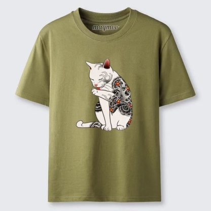 Magmoo Tattoo Yakuza Cat T-shirt