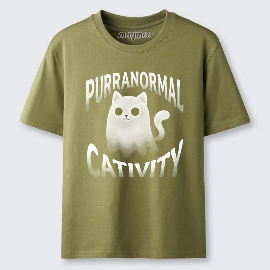 Magmoo Funny Ghost Cat Meme Classic T-shirt