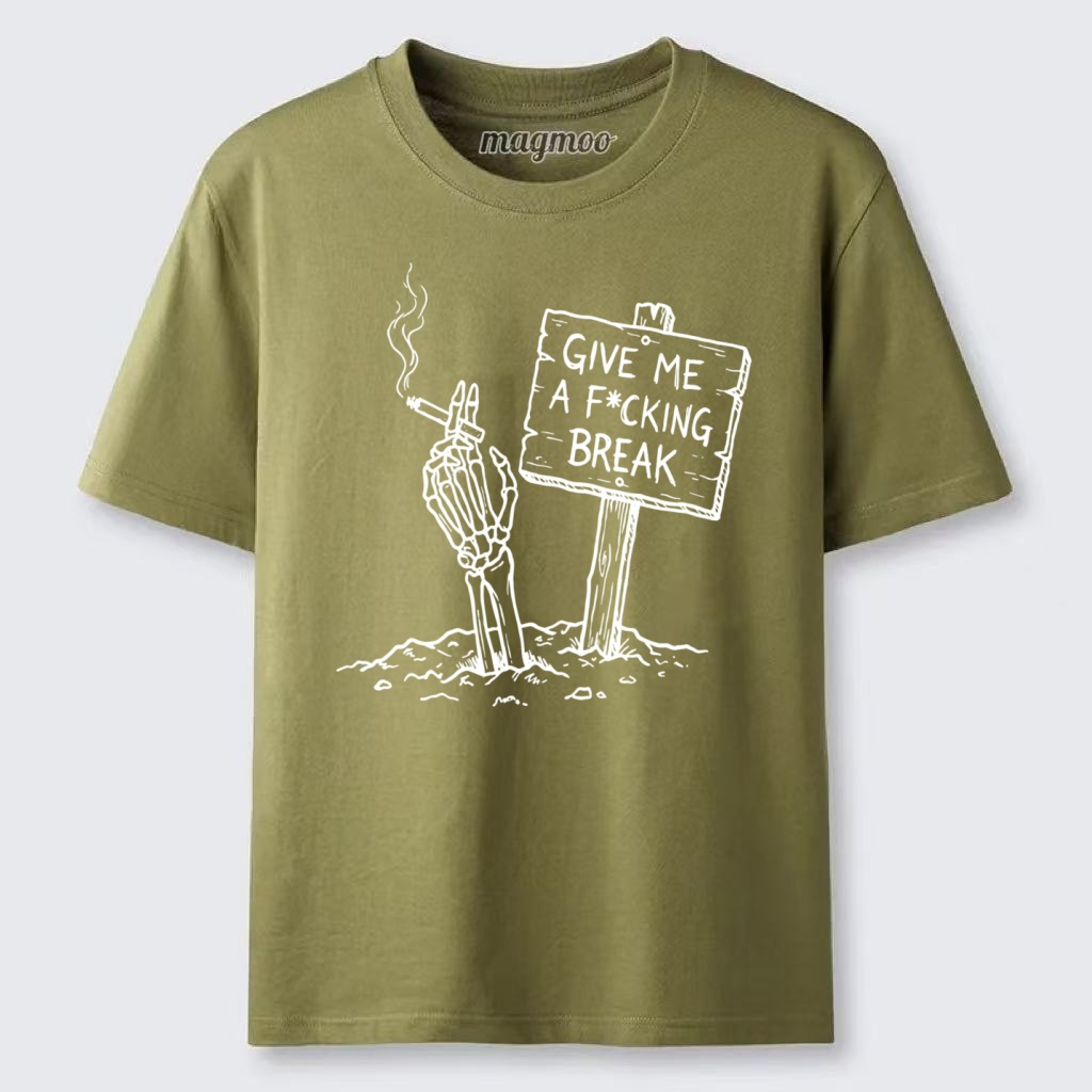 Magmoo Skeleton Stress Mood Classic T-shirt
