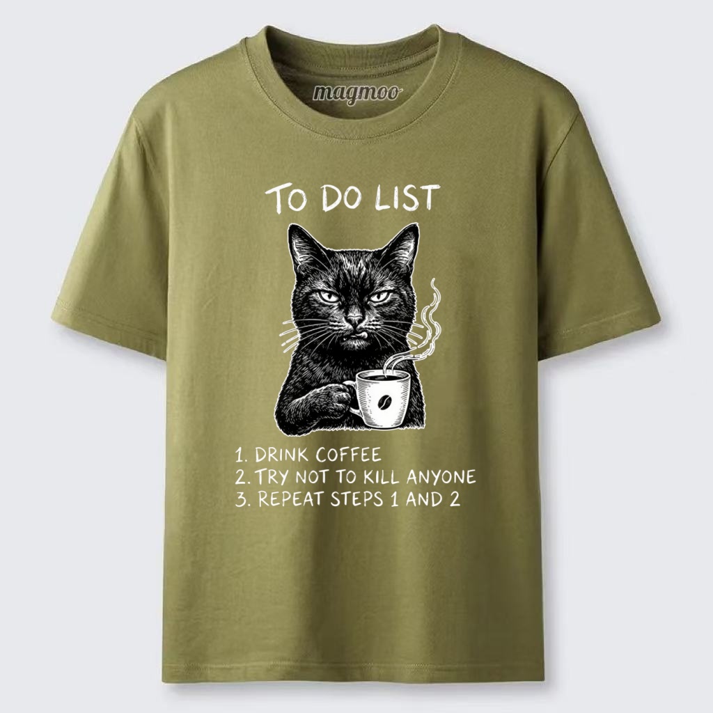 Magmoo Sassy Coffee Cat Classic T-shirt