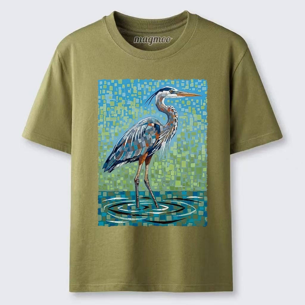Magmoo Color Block Heron Classic T-shirt
