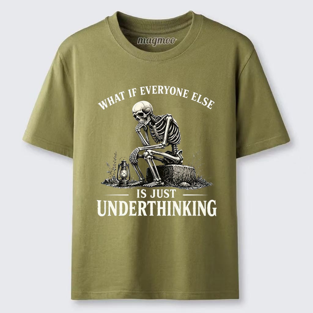 Magmoo Skeleton Deep Thought Meme Classic T-shirt