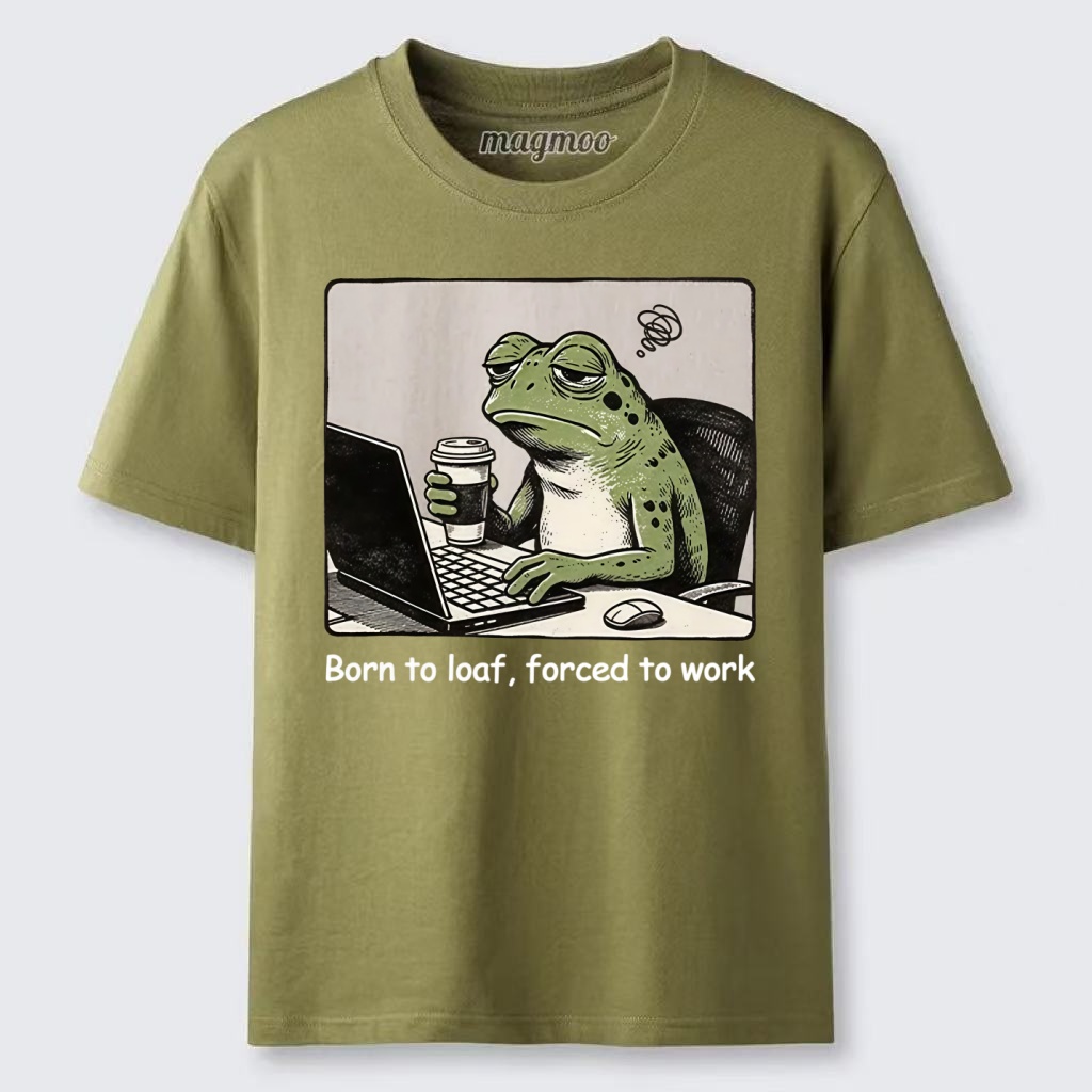 Magmoo Working Frog Coffee Meme Classic T-shirt