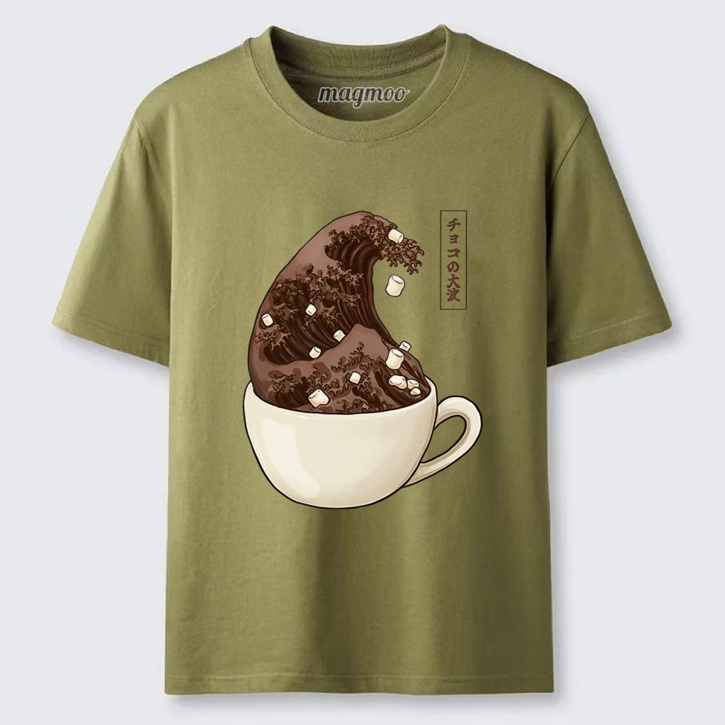 Magmoo Coffee Wave Art Classic T-shirt