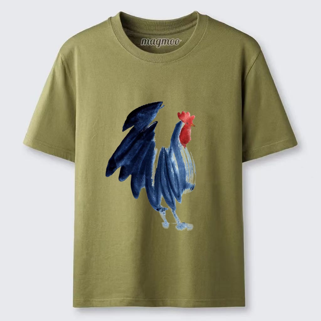 Magmoo Abstract Rooster Art T-shirt