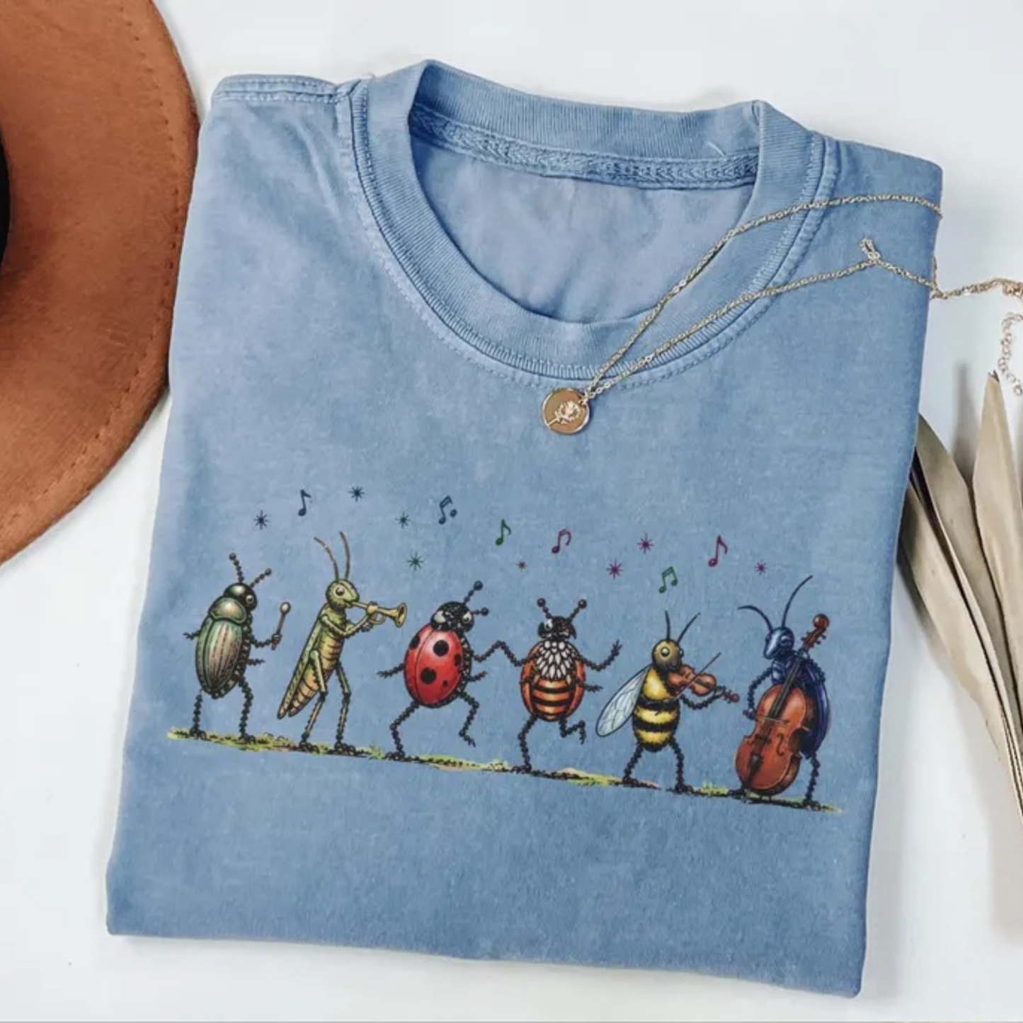 Magmoo Vintage Insect Music T-shirt