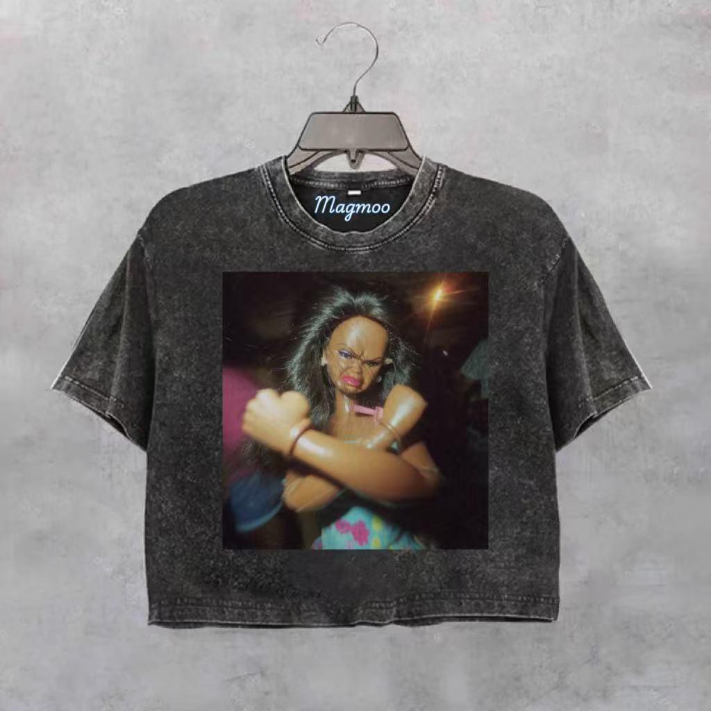 Funny Doll Face Girl Meme Shirt