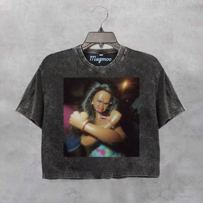 Funny Doll Face Girl Meme Shirt