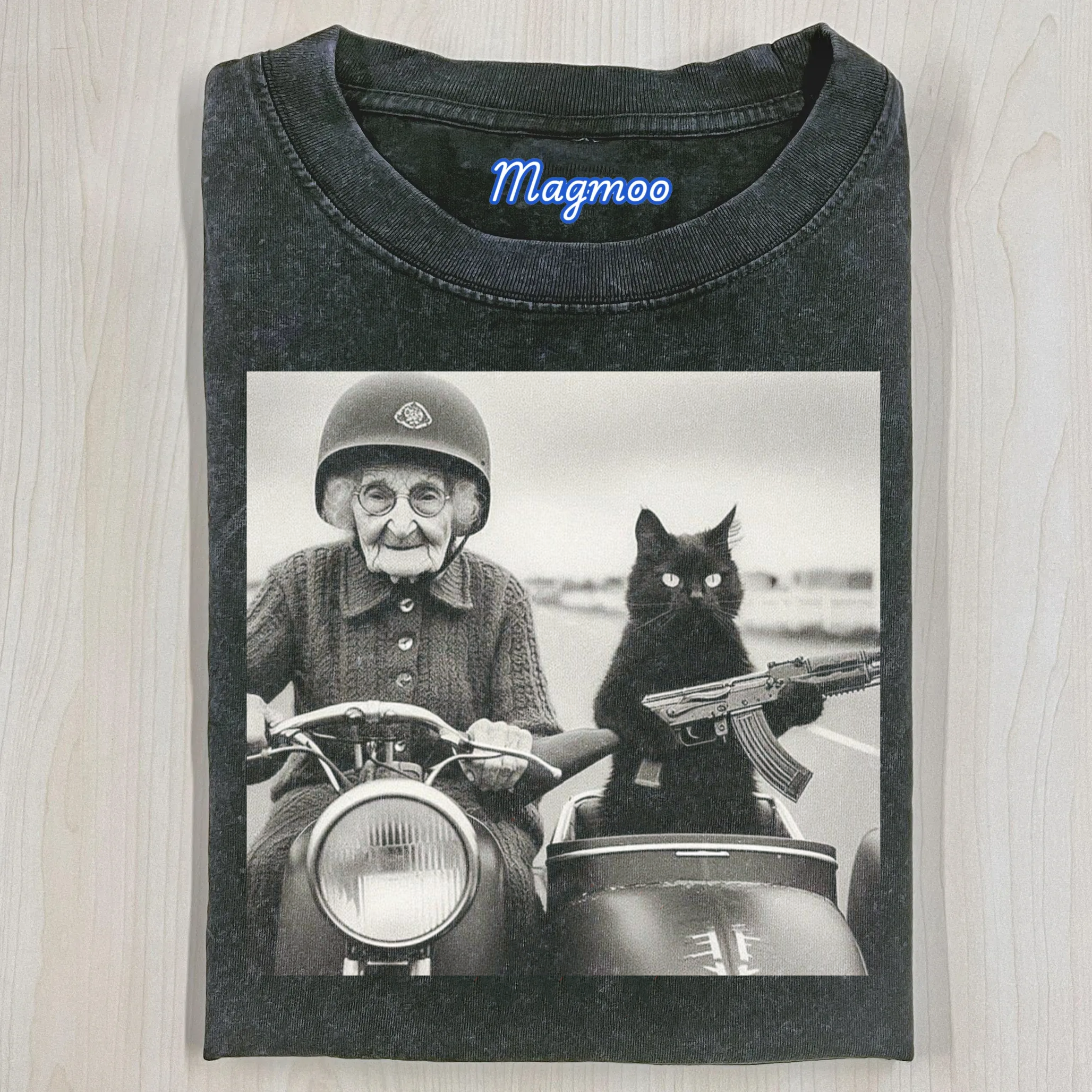 Funny Grandma And Cat Shirt/Sweatshirt/Hoodie-Magmoo