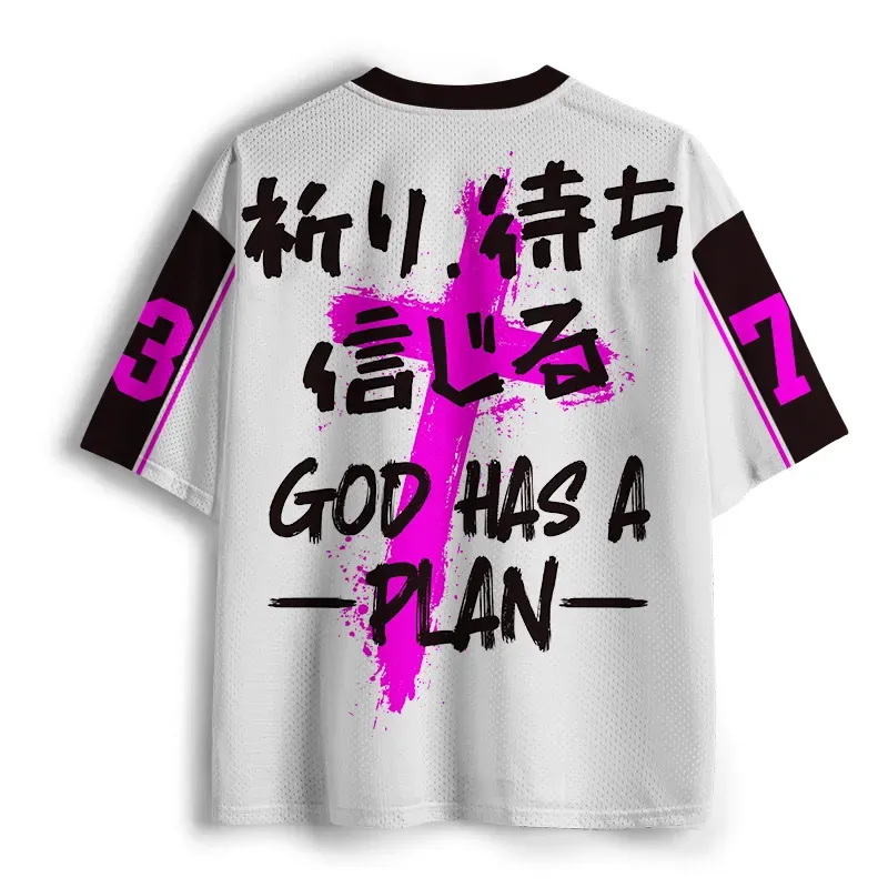 Magmoo God Has Plan Japanese Mesh Jersey-Magmoo