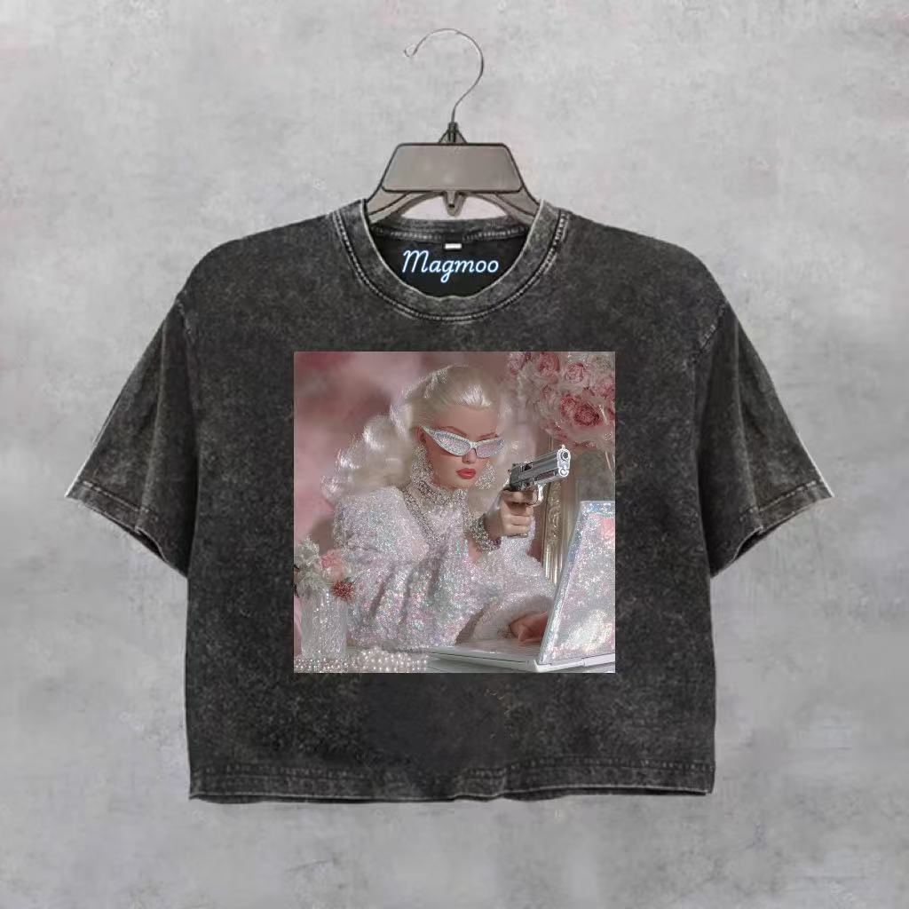 Funny Doll Face Girl Meme Shirt