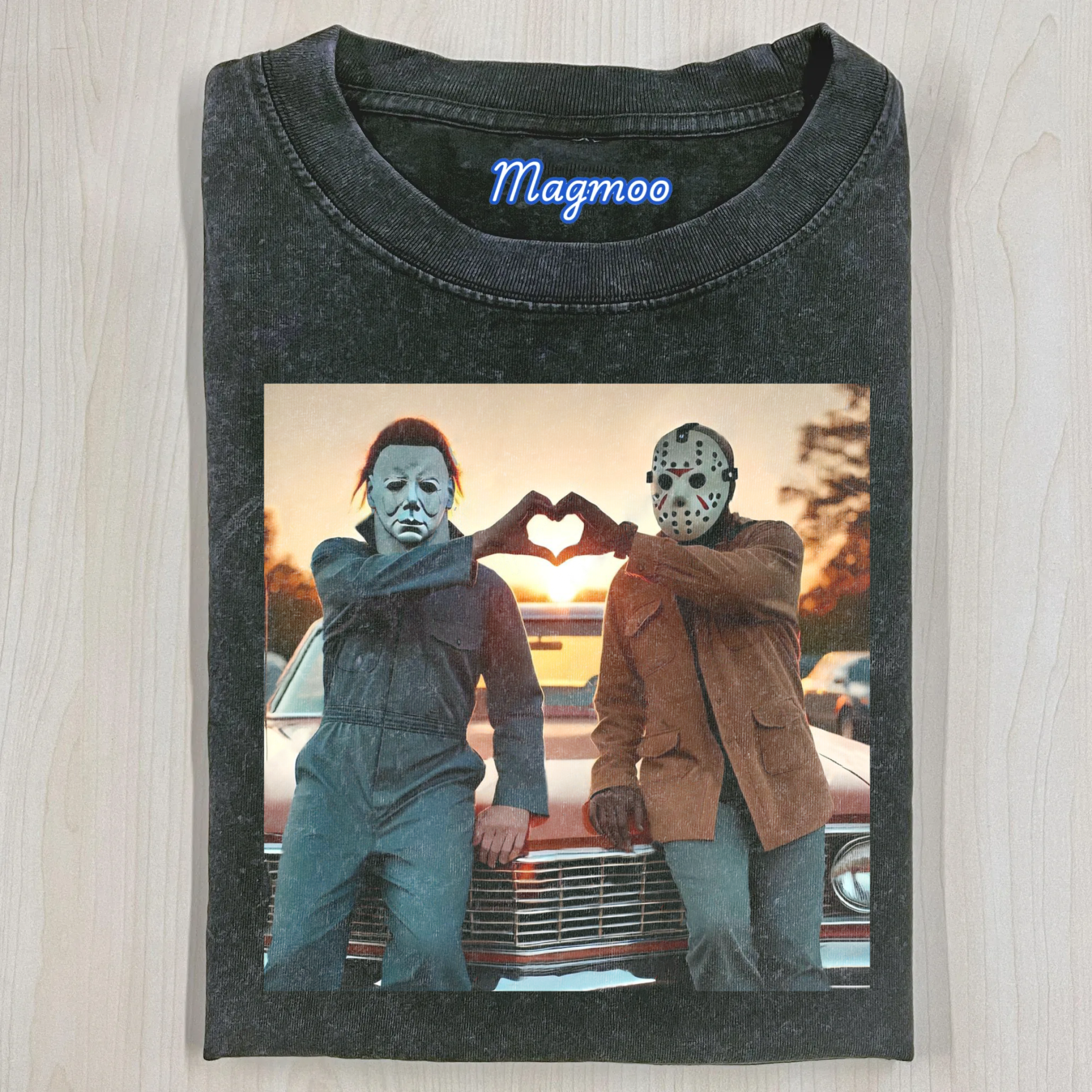 90s Horror Movie Heart Hands T-shirt-Magmoo