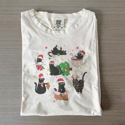 Christmas Cat Lover T-shirt/Sweatshirt-Magmoo