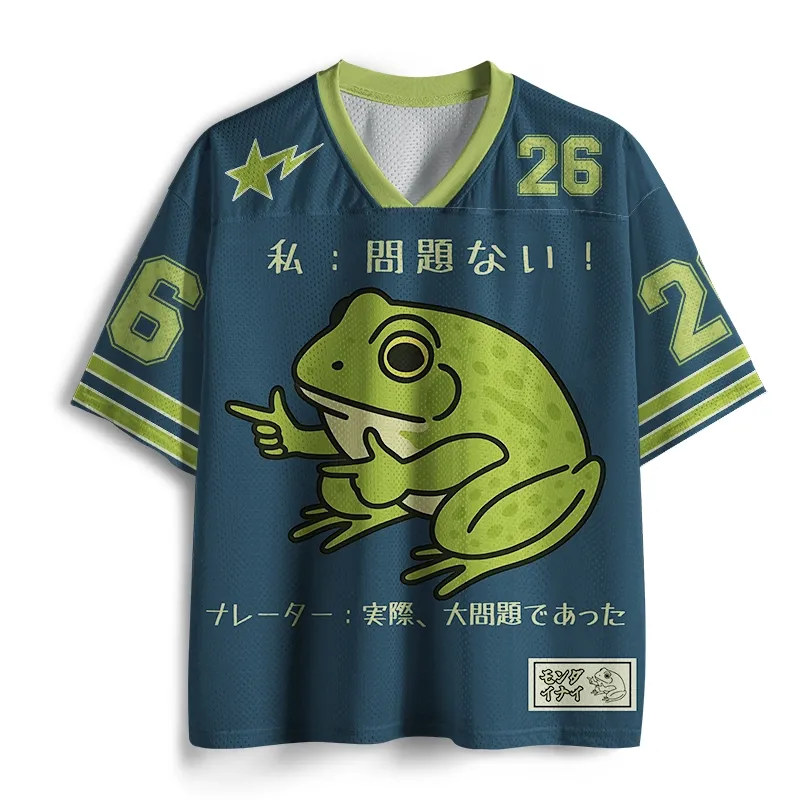 Magmoo Stupid Frog Meme Mesh Jersey-Magmoo