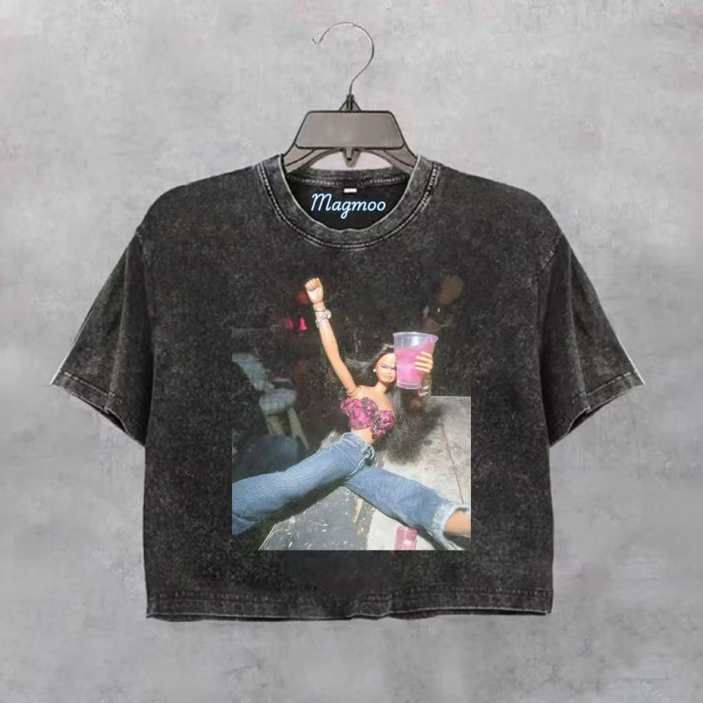 Funny Doll Face Girl Meme Shirt