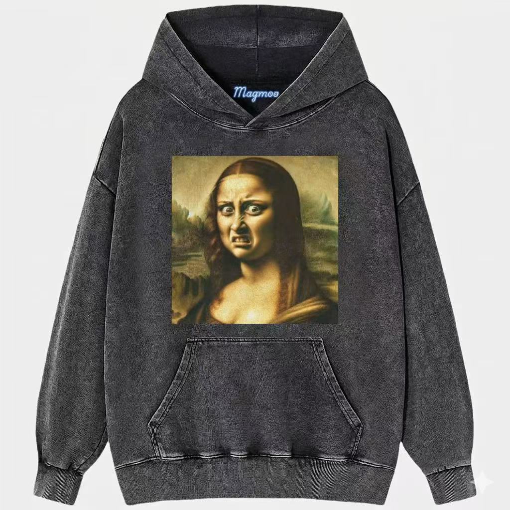 Retro Mona Lisa Art T-shirt