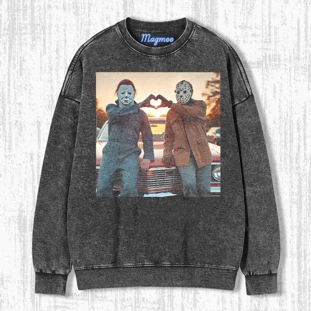 90s Horror Movie Heart Hands T-shirt-Magmoo