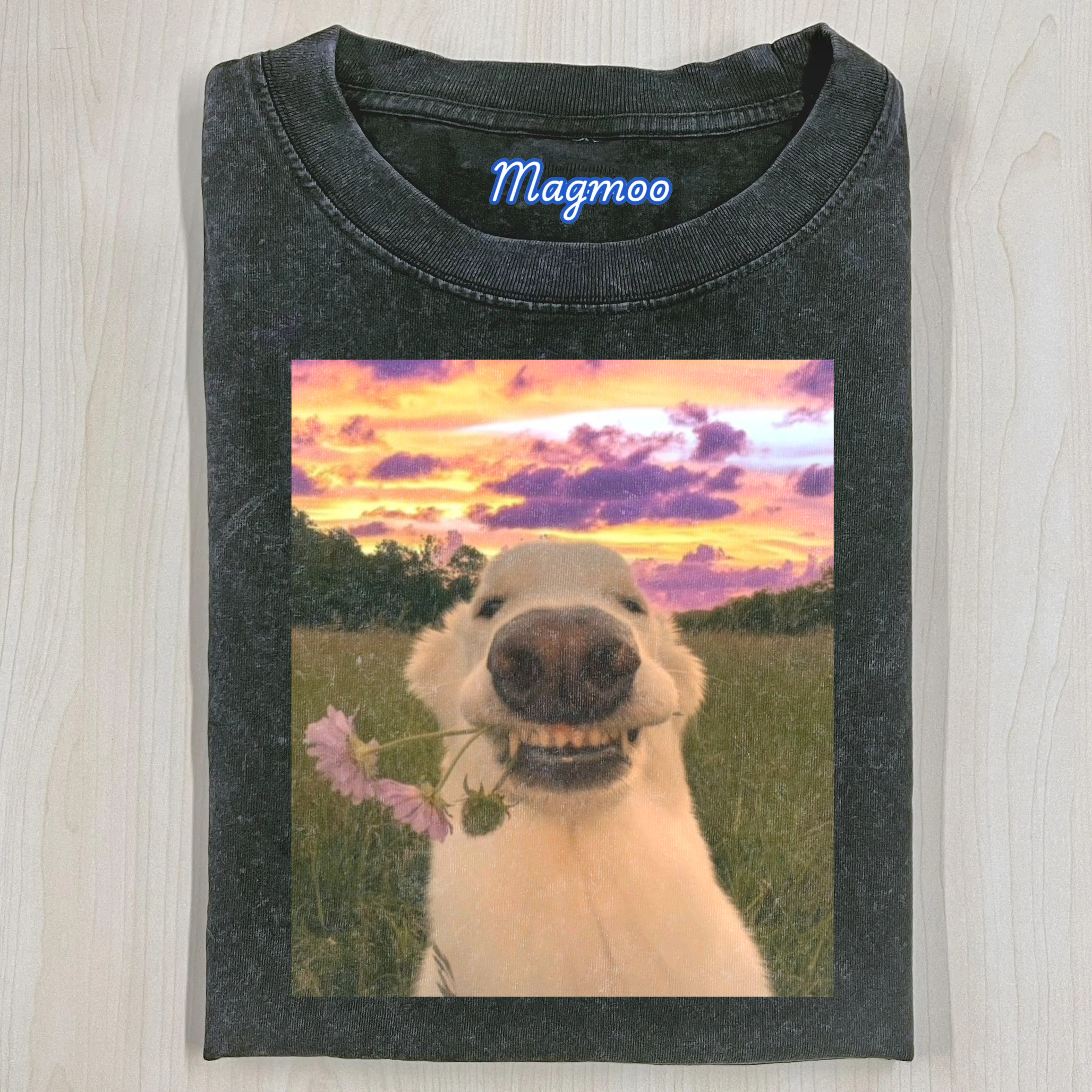 Funny Dog Smile T-Shirt-Magmoo