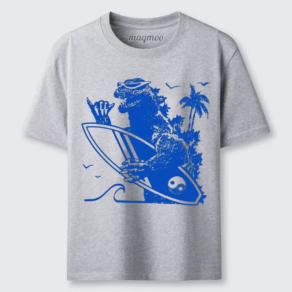 Magmoo Surfing Dinosaur T-shirt