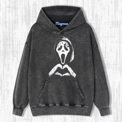 Funny Horror Movie Character Heart Hands T-shirt-Magmoo