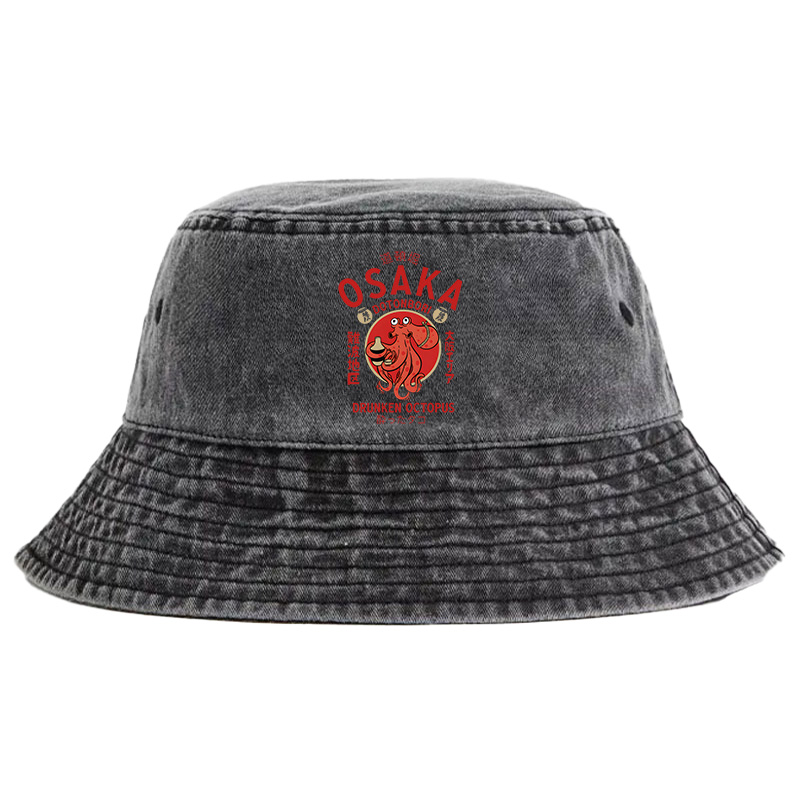Magmoo Drunken Octopus Japan Washed Bucket Hat