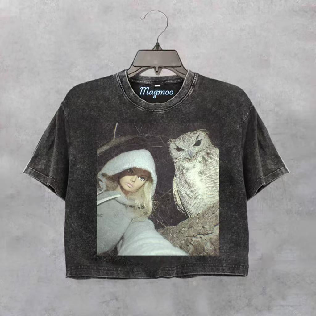 Funny Doll Face Girl Meme Shirt