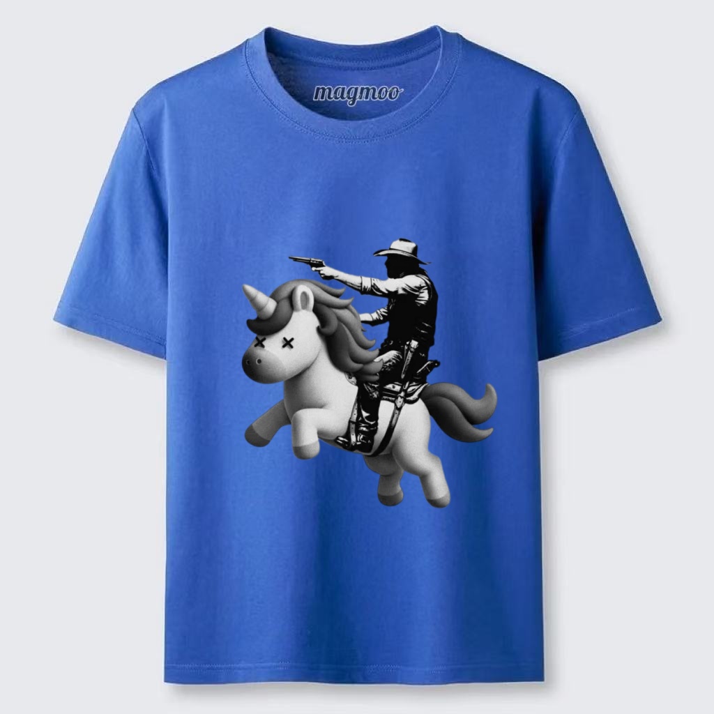 Magmoo Cowboy and Unicorn T-shirt