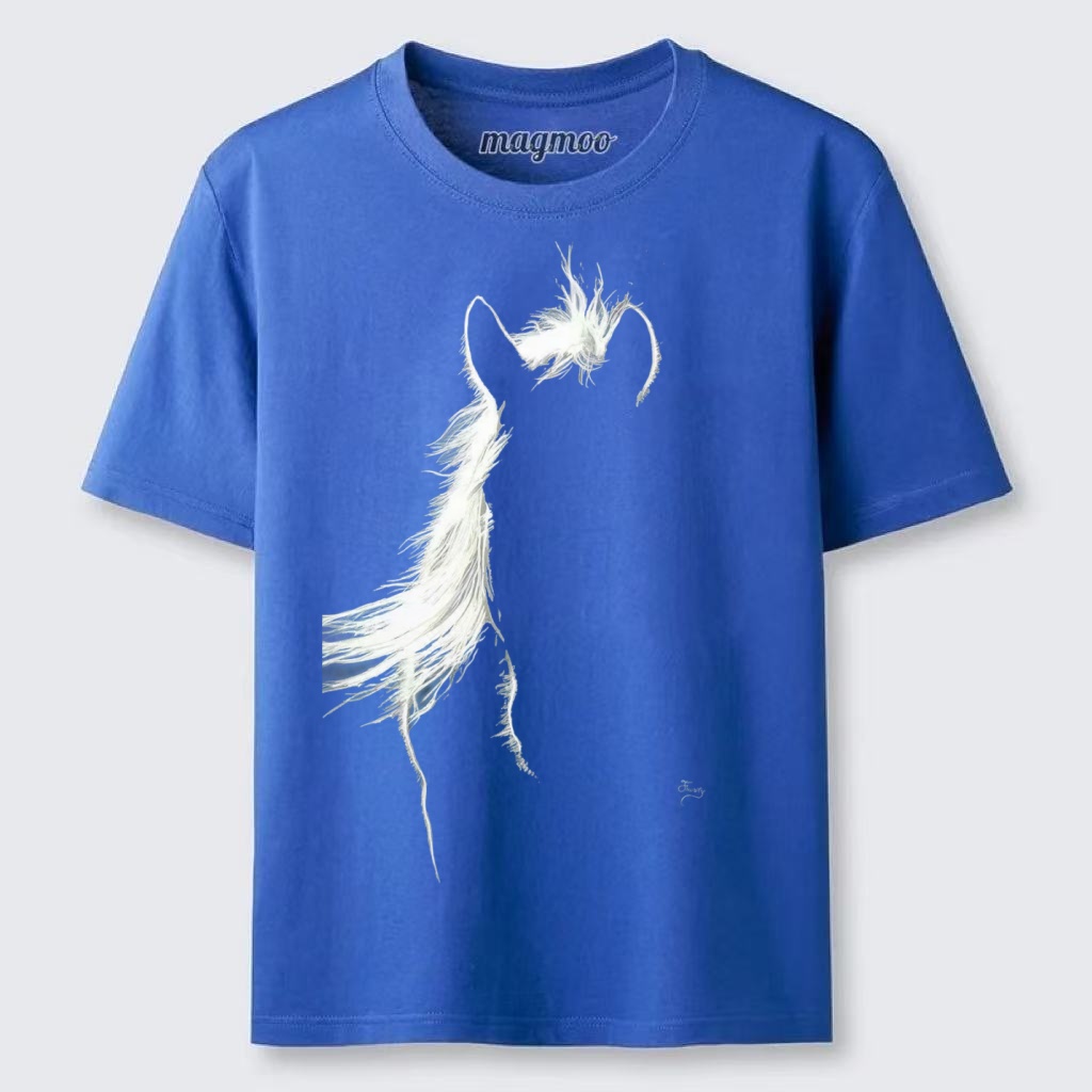 Magmoo White Mane Horse T-shirt