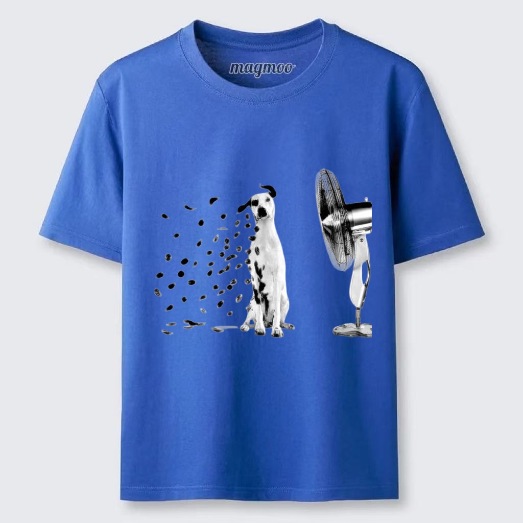 Magmoo Dalmatian Fan Blow T-shirt