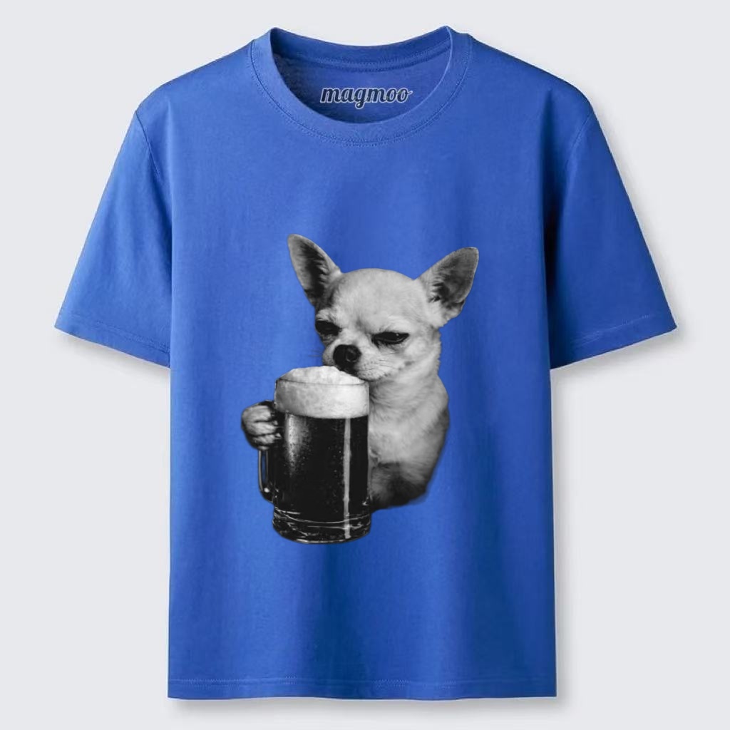 Magmoo Drinking Chihuahua T-shirt