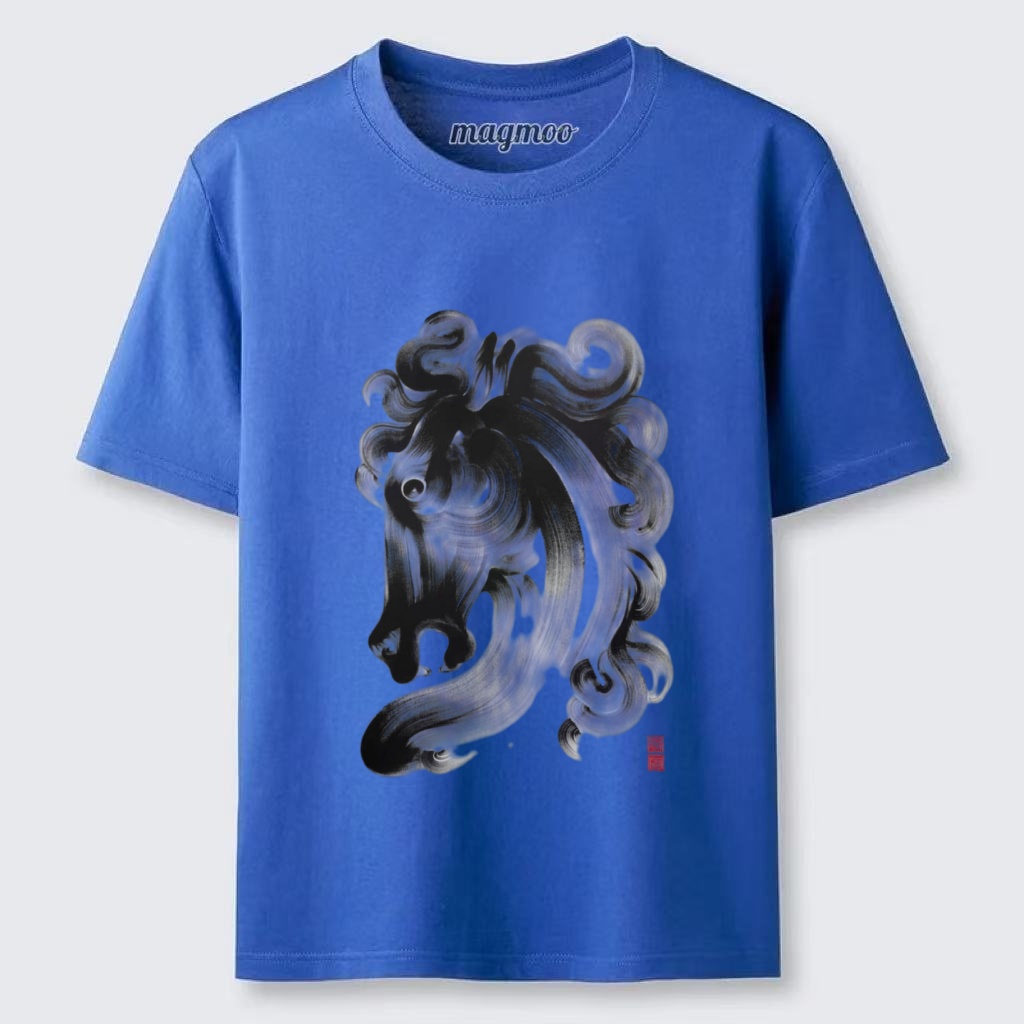 Magmoo Ink Brush Horse T-shirt