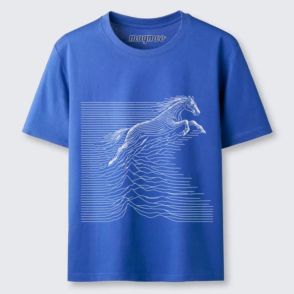 Magmoo Line Art Stallion T-shirt