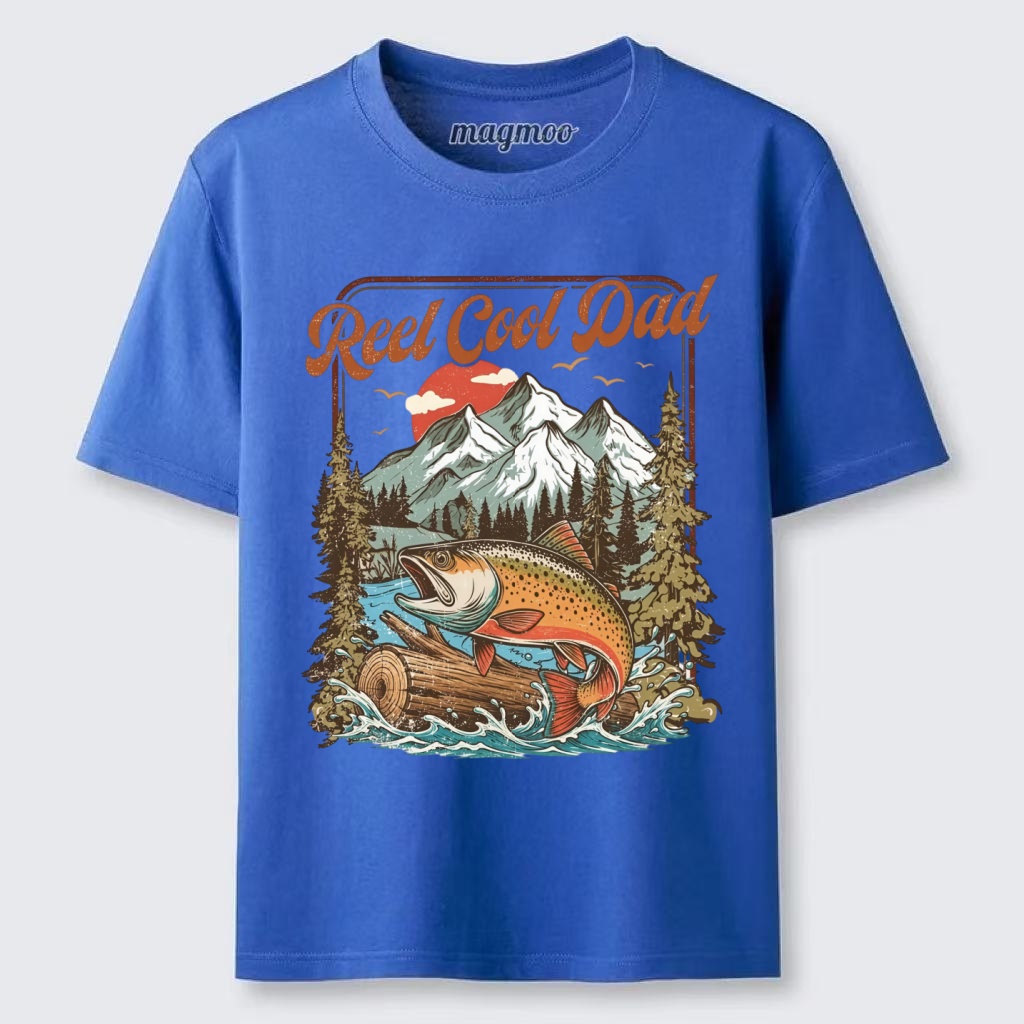 Magmoo Reel Coll Dad T-shirt