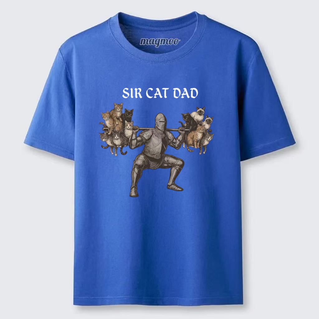 Magmoo Sir Cat Dad T-shirt