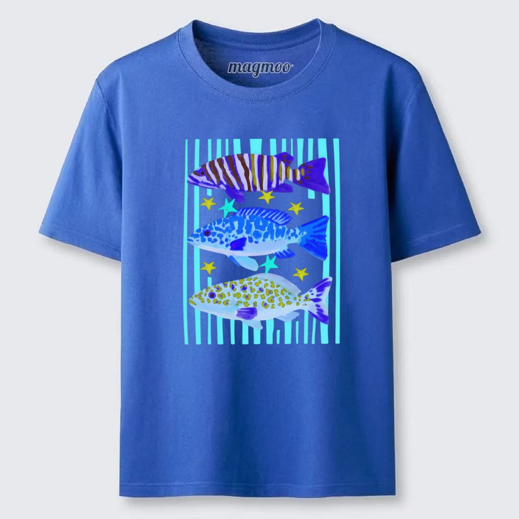 Magmoo Tropical Fish Trio T-shirt