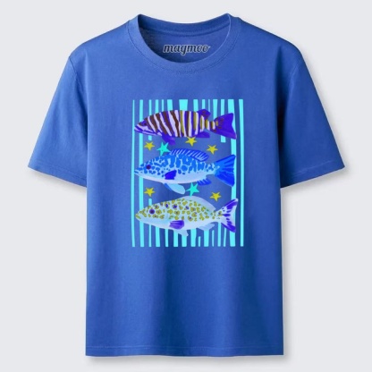 Magmoo Tropical Fish Trio T-shirt